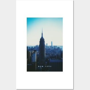 New York | Retro Cityscapes Posters and Art